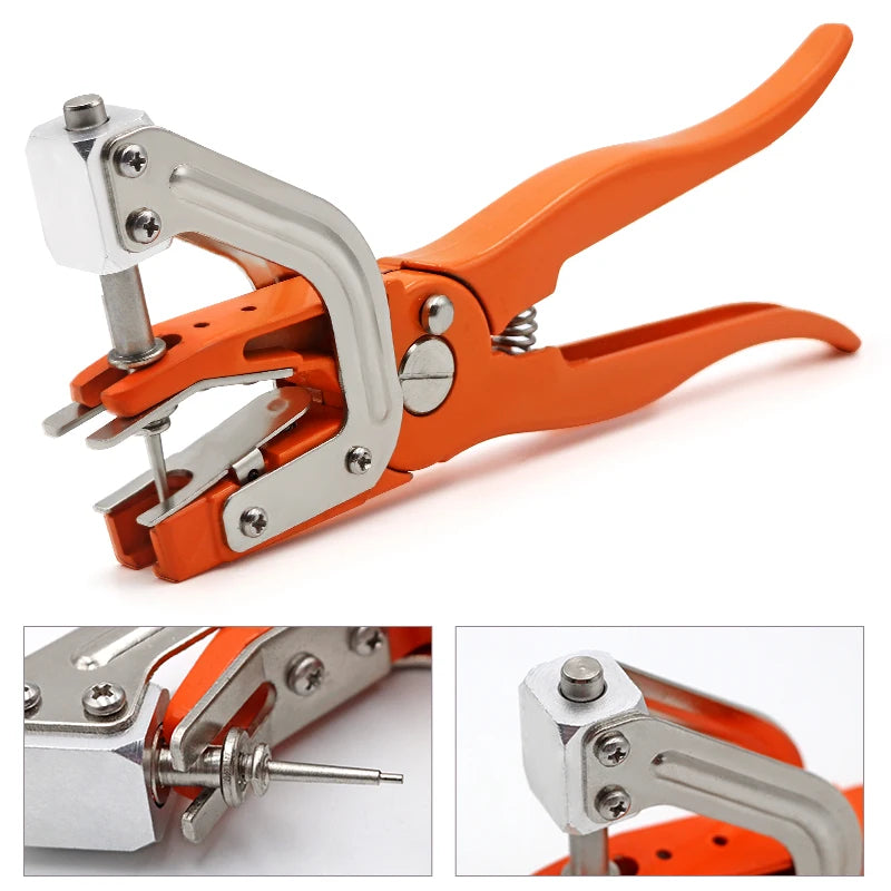 1 Pcs Ear tag Pliers Practical Cattle Livestock Metal Goat Ear Tag Animal Tool Plier Forcep Applicator Sheep Identification