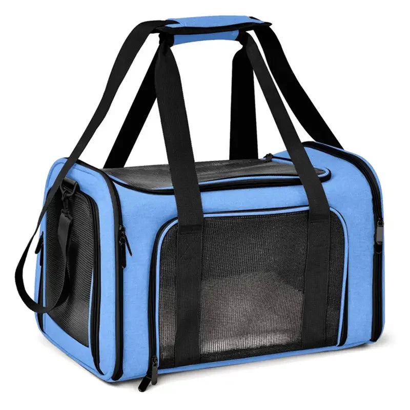 Pet Carrier Bag Side Ventilated Backpack Cat Pet Carriers Dog Travel Bag Airline Approved Transport for Small Dogs Cats Outgoing
