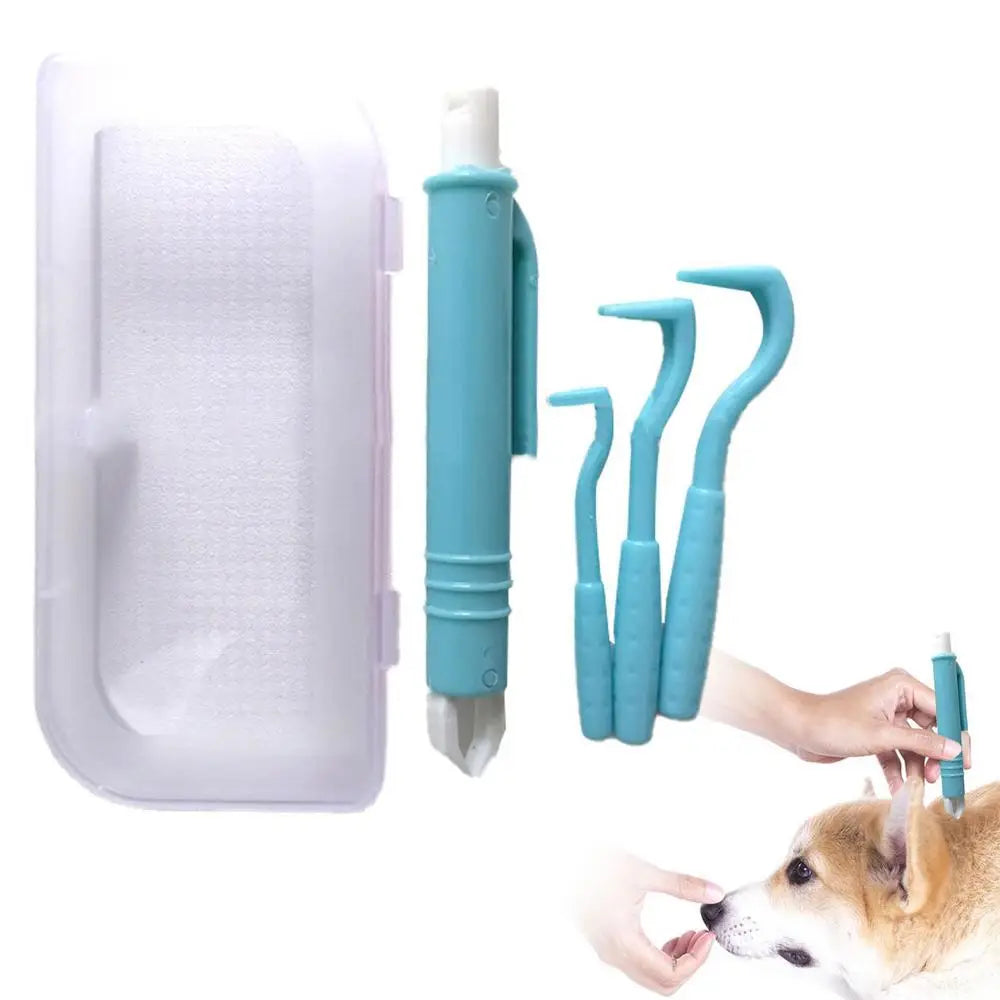 4Pcs Flea Remover Hook Tick Remover Tweezer Tick Pull Pet Cat Dog Tick Clamp Accessaries Pet Mite Flea Extractor Dog Accessories