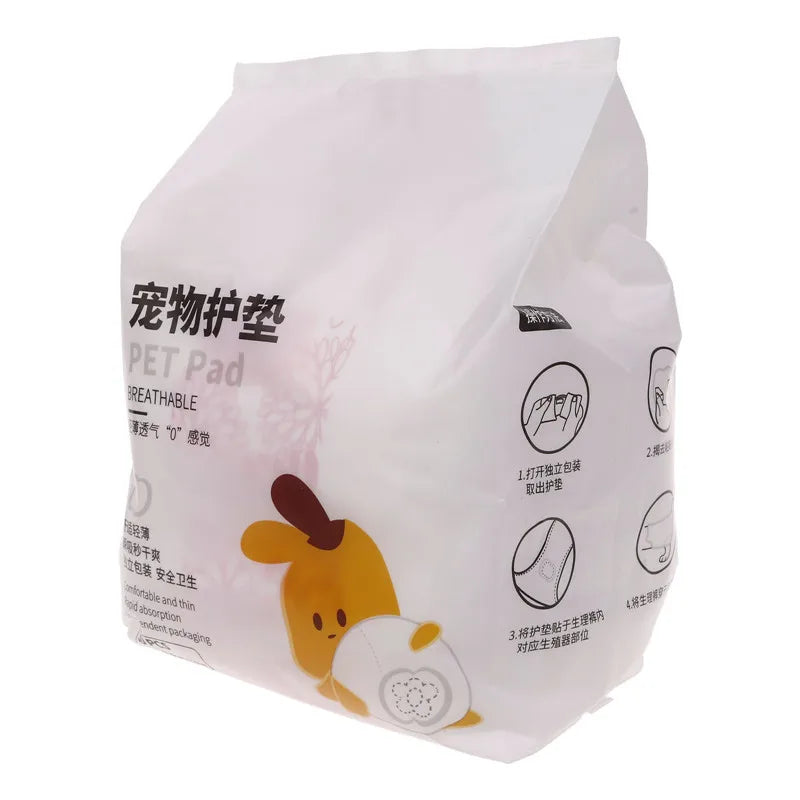 30pcs Dog Diaper Liners Pads for Male and Female Dogs Disposable fit Most Reusable Doggie Diapers Period Panties