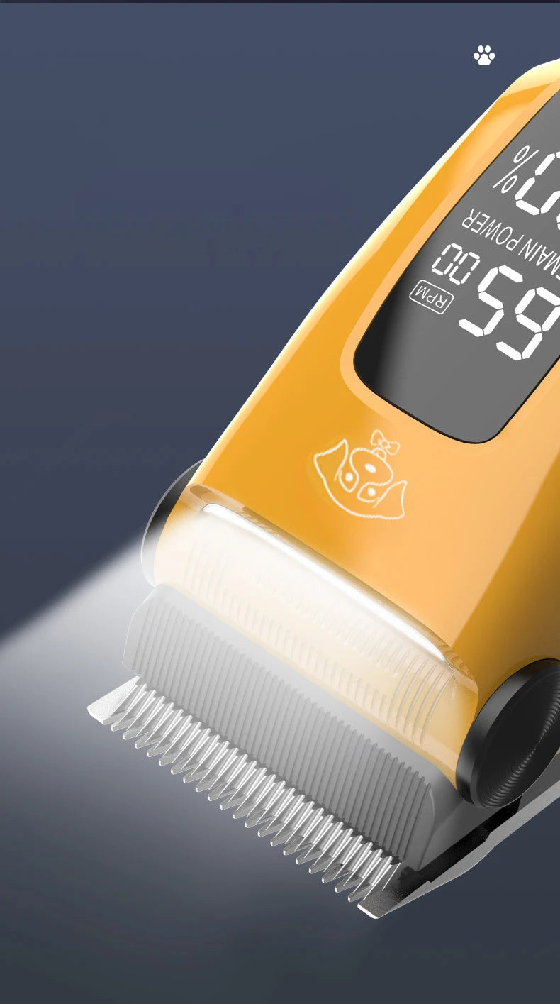 Pet Clipper Professional Dog Hair Trimmer Cat Grooming Shaver Type-C Charged Electric Puppy Cutting Machine for Small Big animal