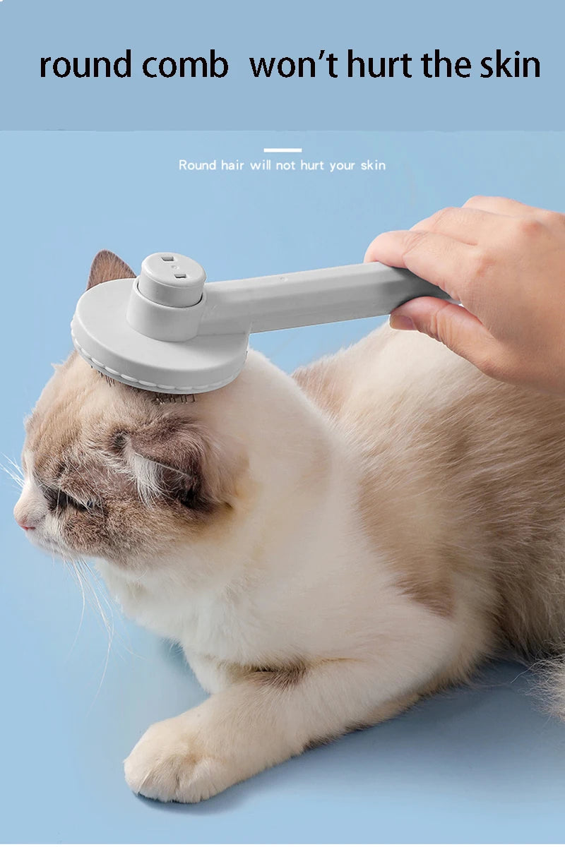 Pet Hair Removal Comb Cat Brush Self Cleaning Slicker Brush for Cats Dogs Hair Remover Scraper Pet Grooming Tool Cat Accessories