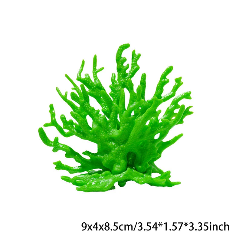 Mini Fish Tank Decorartion Resin Simulation Coral Micro Landscape Fish Tank Starfish Aquarium Decor Ornaments Plants Accessories