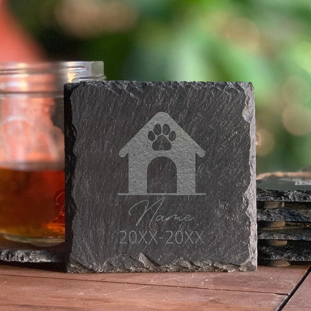 Pet Memorial Stone Custom Dogs Name and Date of Death Personalized Pet Loss Gifts Personalized Dog Grave Marker Plaque