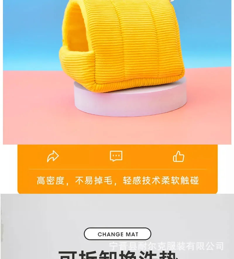 Cute Winter Warm Bird Cage Parrot Cotton Nest Budgie for Hammock Hut Tent Bed Hanging Cave Pet Products Bird Cage Accessories