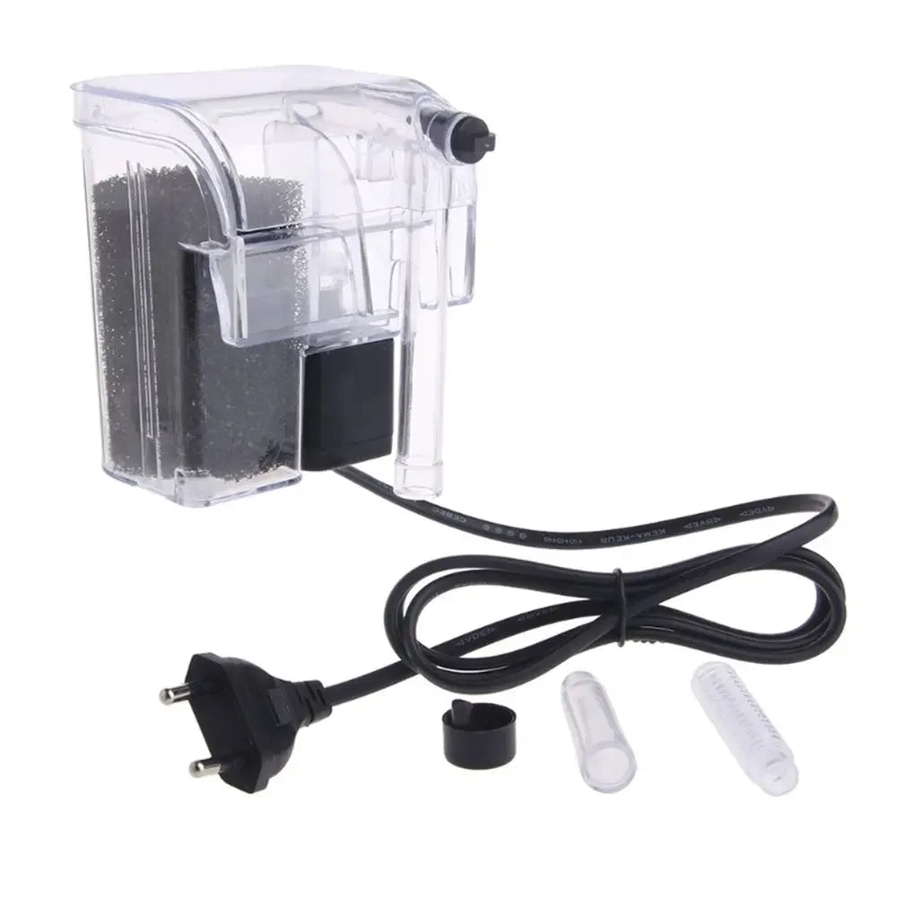 Performance Hang-On The Back Power Filter for Desktop and Betta Aquariums Submersible pump oxygen pump