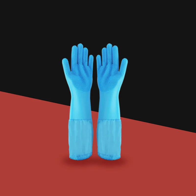 Pet Grooming Cleaning Gloves Dog Cat Bathing Glove Indirect Shampoo Gel Scrubber Clean Soft Silicone Glove Hand Skin Protection