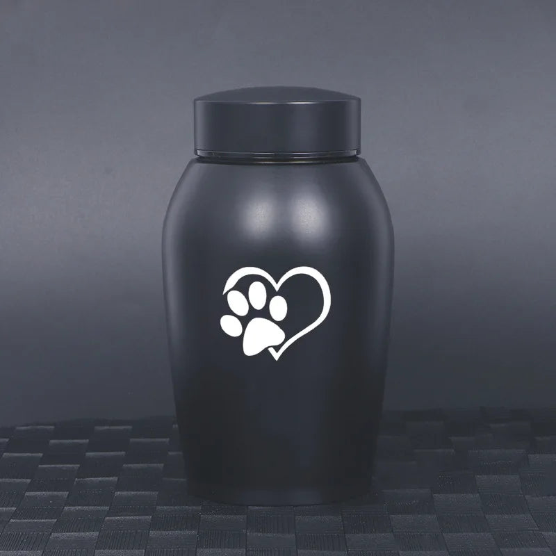 2025 Stainless Steel Dog Ashes Urn Dog Cat Bird Mouse Cremation Ashes Urn Pet Souvenir Jar Sealed Funeral for Dogs Supplies