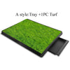 Pet Dog Toilet Portable Dog Potty Pan Anti-Splash 3 Layer Synthetic Grass Mesh Tray Toilet Puppy Kitten Urine Cleaning Tool