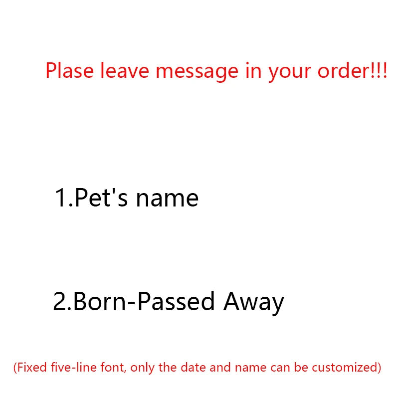 Personalized Black Cat Angel Memorial Garden Statue With Cat Cremation Urn Features- 7.4inch（H）