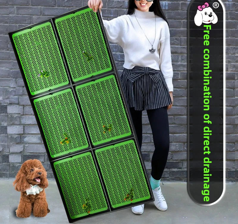 Flush Dog Toilet Direct Drainage System Dog Toilet Training Walls Pet Potty Indoor with Drain Pets Urinal Large Medium Supplies