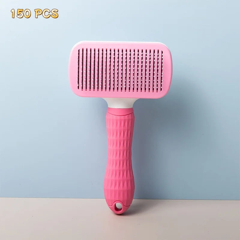 Pet Hair Remover Brush for Dogs And Cats Long Hair Grooming Comb Bath Cleaning Brush Essential Pet Supplies