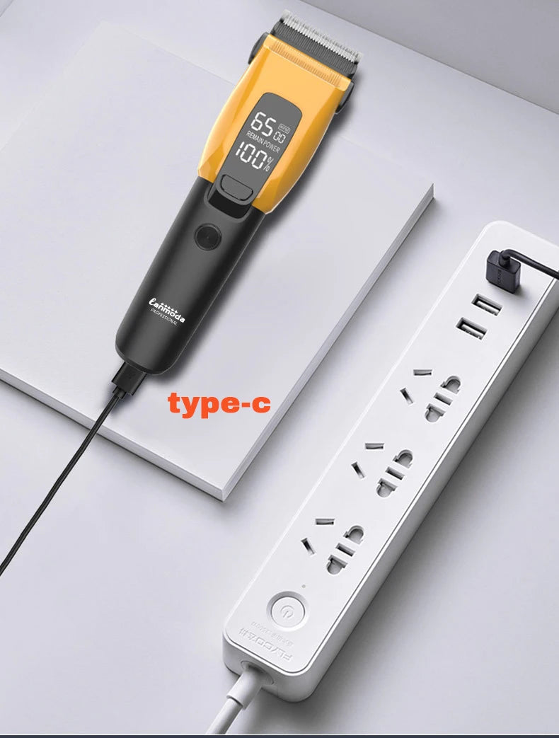 Pet Clipper Professional Dog Hair Trimmer Cat Grooming Shaver Type-C Charged Electric Puppy Cutting Machine for Small Big animal