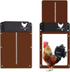 Automatic Chicken Coop Door Chicken House Door Light Sensor Farm Chicken Opener Pets Duck Cage Door Supplies Battery Powered