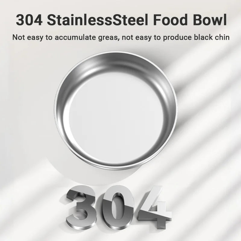 ROJECO 2L Automatic Pet Feeder Smart Cat Food Kibble Dispenser Button Version Smart Control Auto Dog Feeder For Cat Dog Supplies