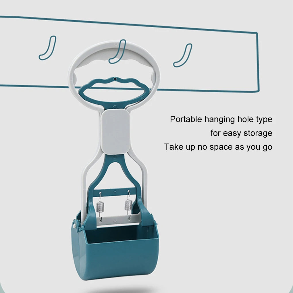 Pooper Scooper For Dog Jaw Clamp Heavy Duty Long Handle Poop Scooper For Dog Puppy Cat Waste Picker Pet Cleaning Shovel Tools