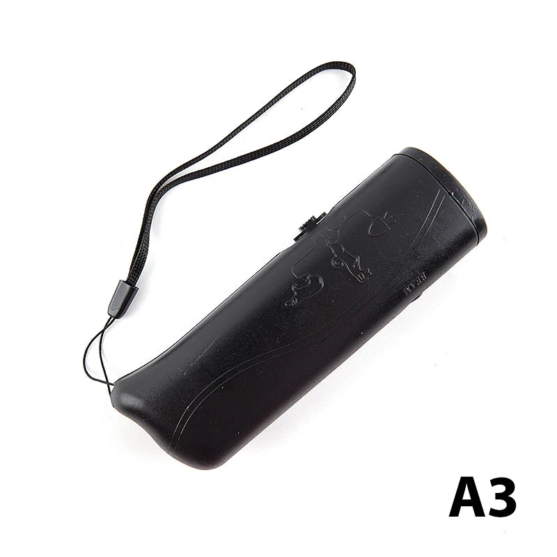 1PC Pet Dog Repeller Anti Barking Stop Bark Training Device Trainer LED Ultrasonic Anti Barking Ultrasonic Without Battery