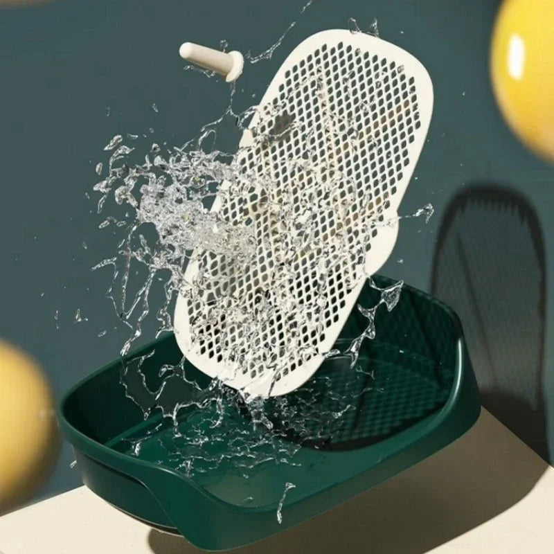 Pet Toilet for Small Dogs Cats Portable Dog Training Toilet Puppy Pad Holder Tray Pet Supplies Indoor Dog Potty Rabbit Toilets