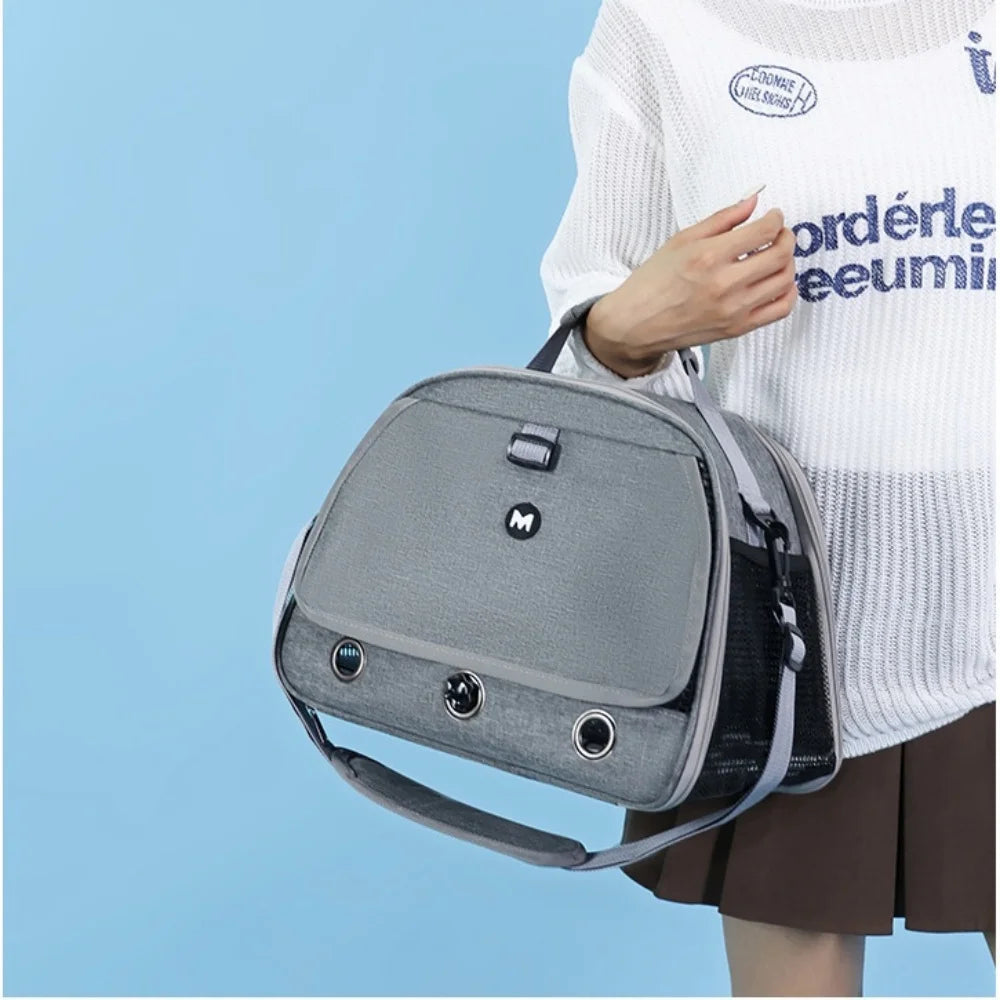 Bird Cage Parrot Carrier with Perch for Parakeet Lovebird African Gray Cockatiel Caique Conure Quaker Hiking Pet Travel Bag