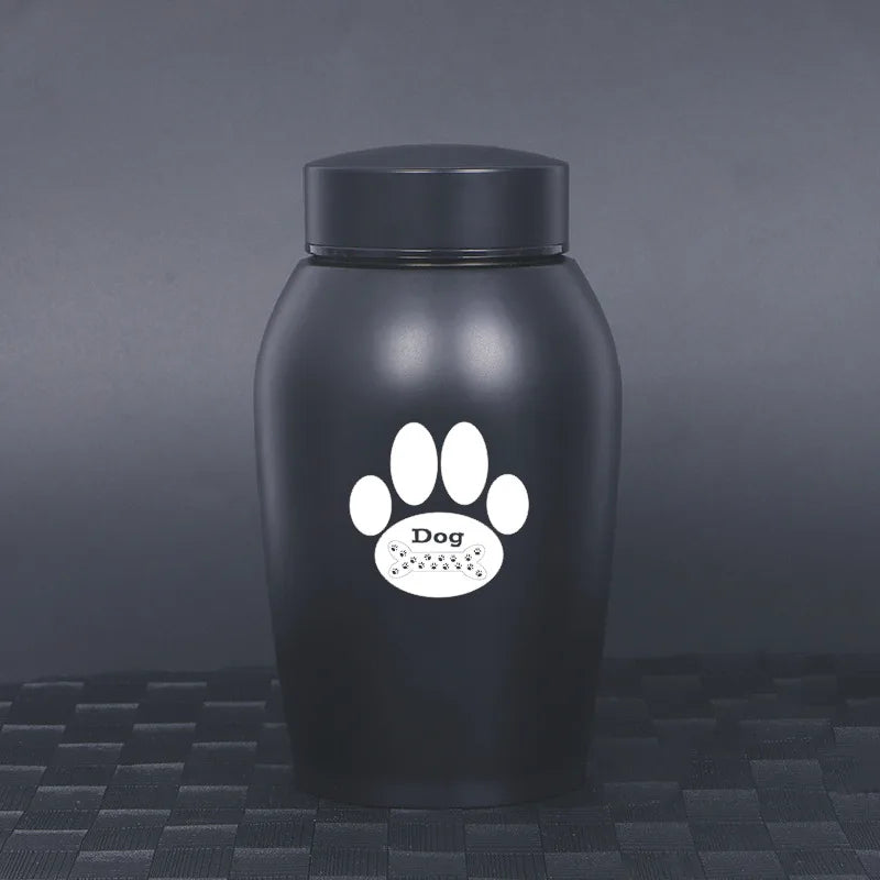 2025 Stainless Steel Dog Ashes Urn Dog Cat Bird Mouse Cremation Ashes Urn Pet Souvenir Jar Sealed Funeral for Dogs Supplies