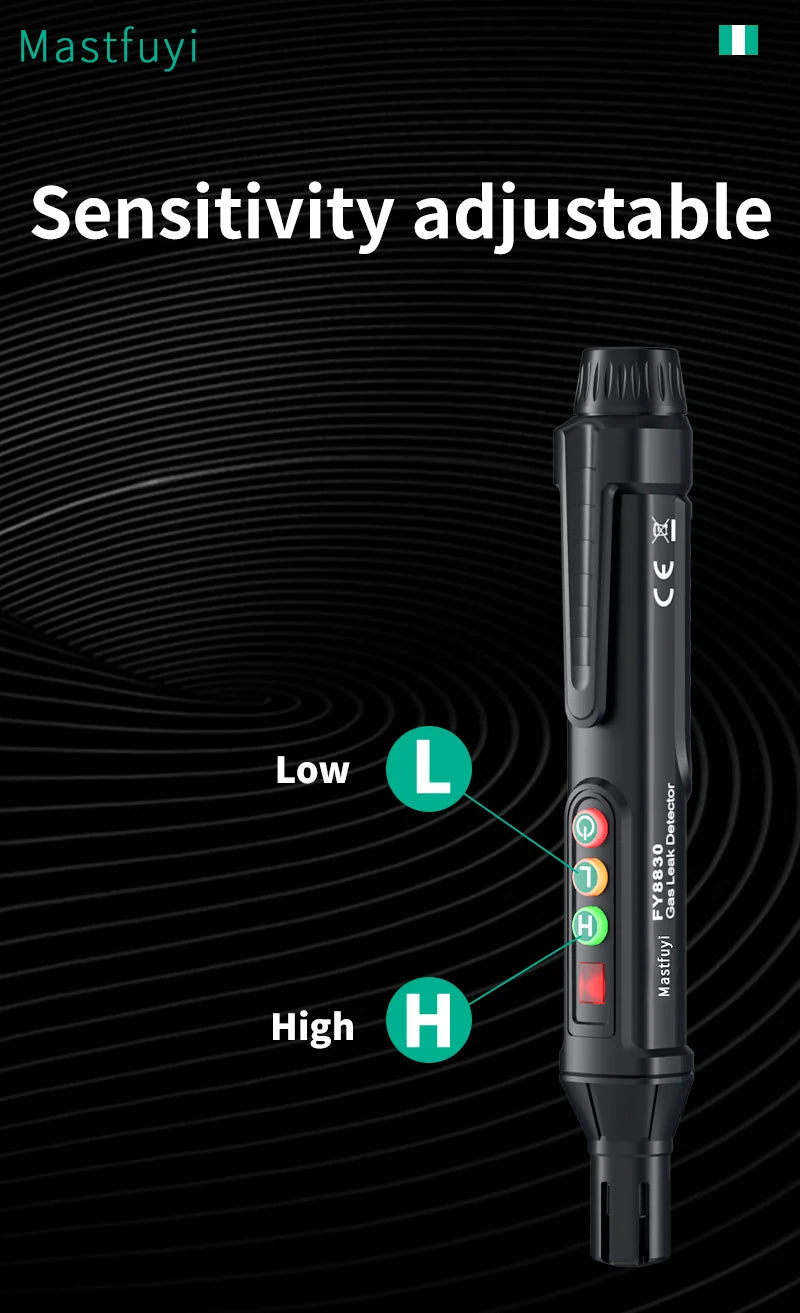 New Portable Gas Leak Detector Natural Gas Detector Combustible Gas Detector With Audible And Visual Alarm Gas Sniffer Test