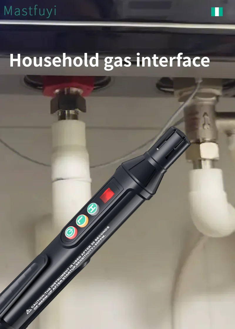 New Portable Gas Leak Detector Natural Gas Detector Combustible Gas Detector With Audible And Visual Alarm Gas Sniffer Test