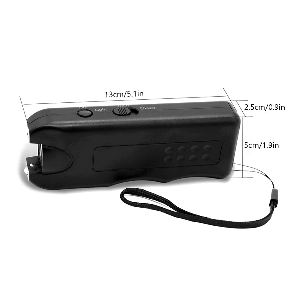 Ultrasonic Anti Barking Device Portable Dog Bark Suppressor Handheld Repeller Trainer with LED Light Battery Powered for Outdoor