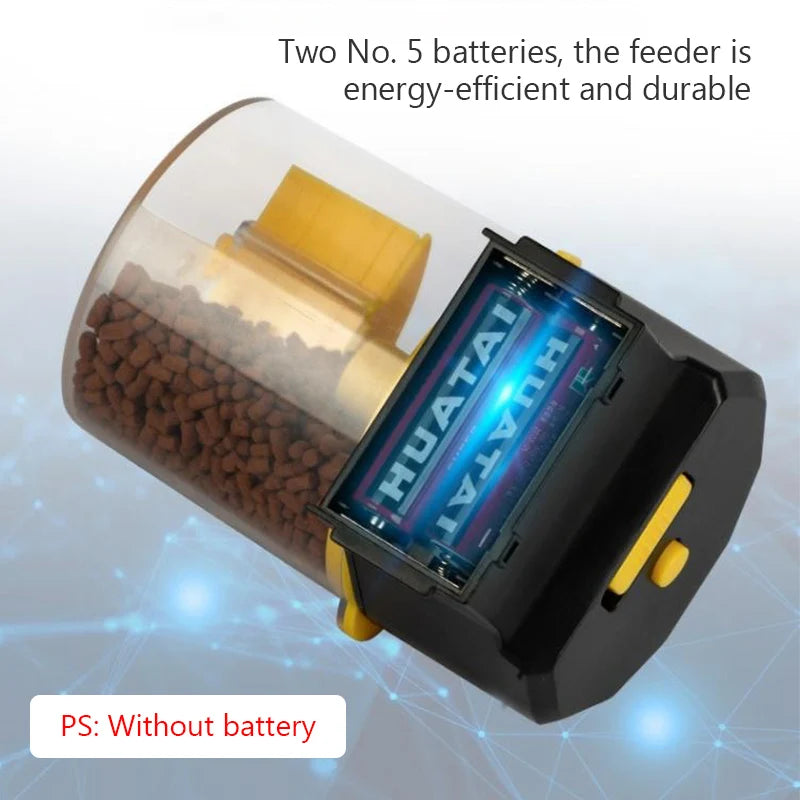 Automatic Fish Tank Feeder Intelligent Timing Automatic Feeder Aquarium Goldfish Feeder Large Capacity Goldfish Aquarium Feeder