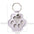 Pet Hair Memorial Keychain PU Leather Keepsake Locket for Cat Dog Fur Pet Hair Storage Pendant Handbag Hanging Accessories