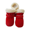 4pcs Winter Dog Shoes Waterproof Shoes For Medium Dogs Winter Boots For Small Dogs Warm Chihuahua Teeth Puppy Socks Yorkshire