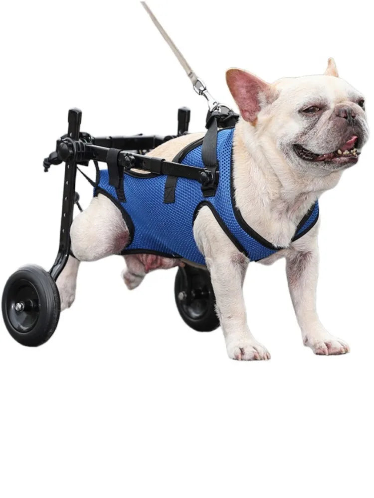 Pet Wheelchair Cart Adjustable Pet Mobility Aids with Wheels Disabled Cat Dog Rehabilitation Walking Mobility Aid Troll