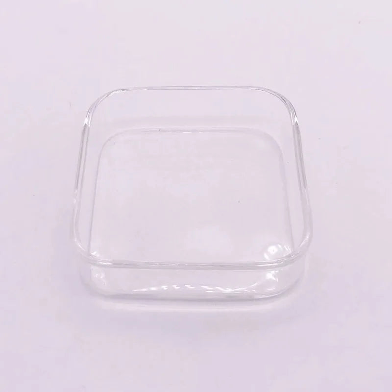 Glass Aquarium Feeder Tube Dish Transparent Fish Tank Shrimp Snail Food Feeder Bowl Aquarium Feeding Accessories Shrimp Feeders