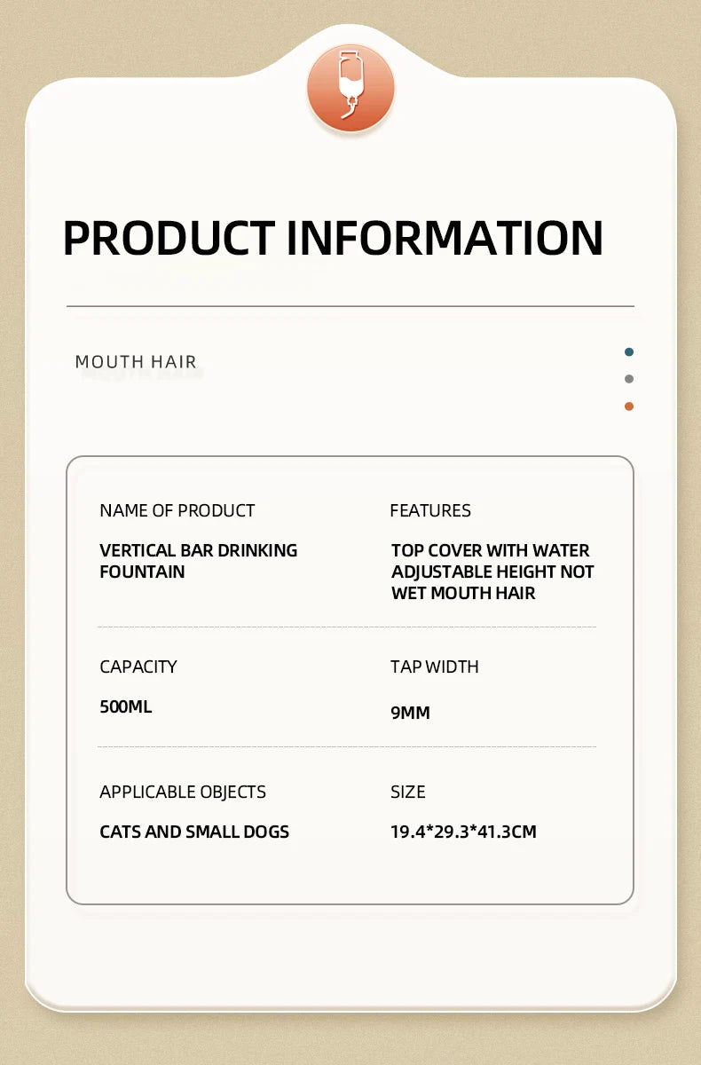 HOOPET Automatic Pet Dispenser Anti-tip Dog Bowl Drinking Water Bottle Feeder Hanging Kettle Cat Food Container Pets Supplies