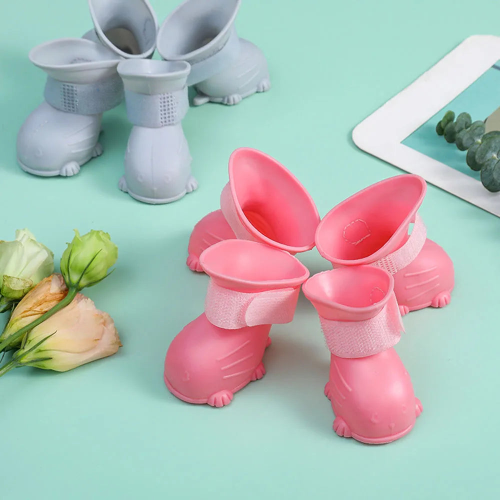 Brand New Pet Rainshoe Waterproof Anti-slip Rubber Boots For Small Medium Large Dogs Cats Outdoor Shoe Dog Boots Pet Accessories