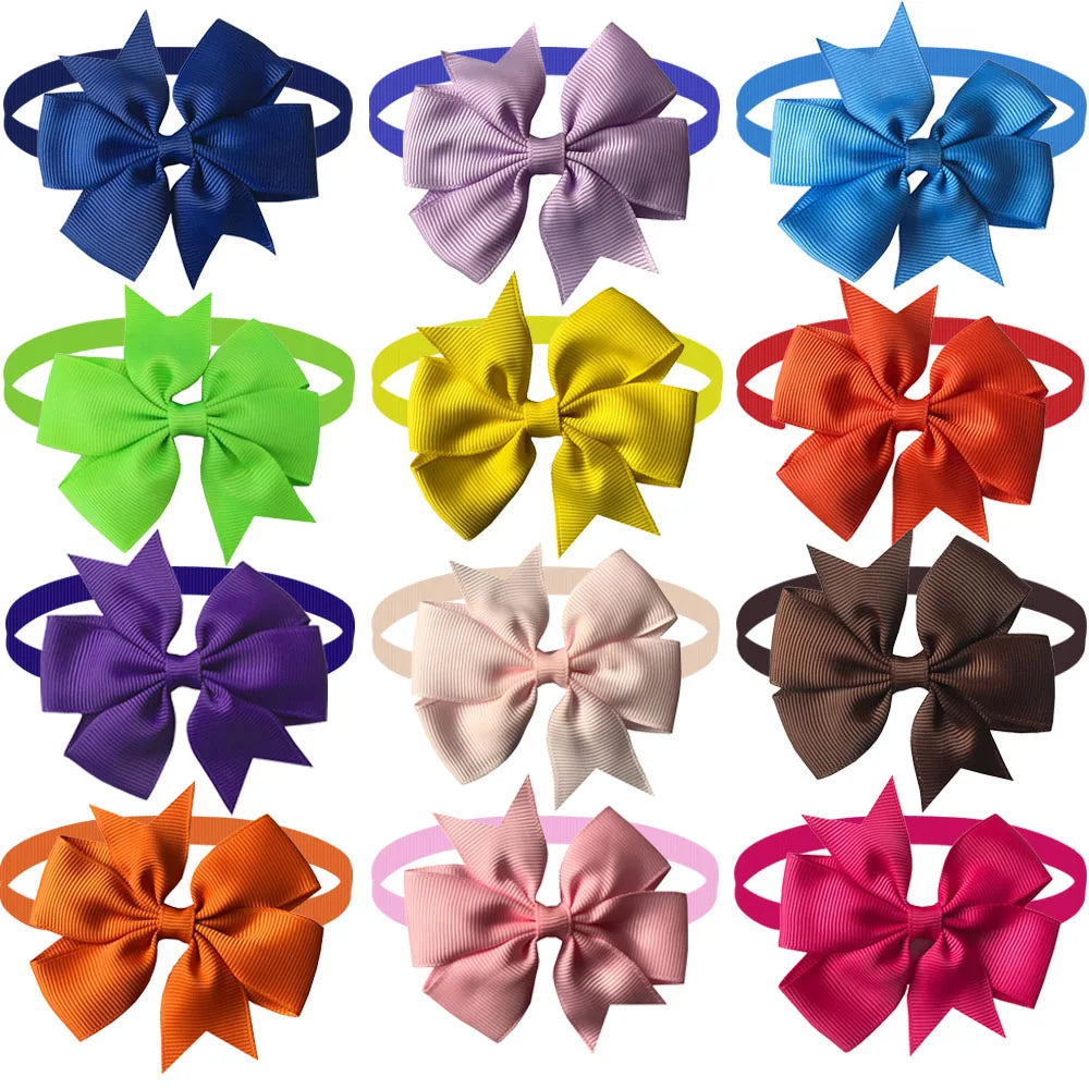 50/100pcs Pet Dog Bow Ties Dog Pet Accessories Cute Pet Dog Bowties Neckties Dog Grooming Products Pet Shop Dog Supplies