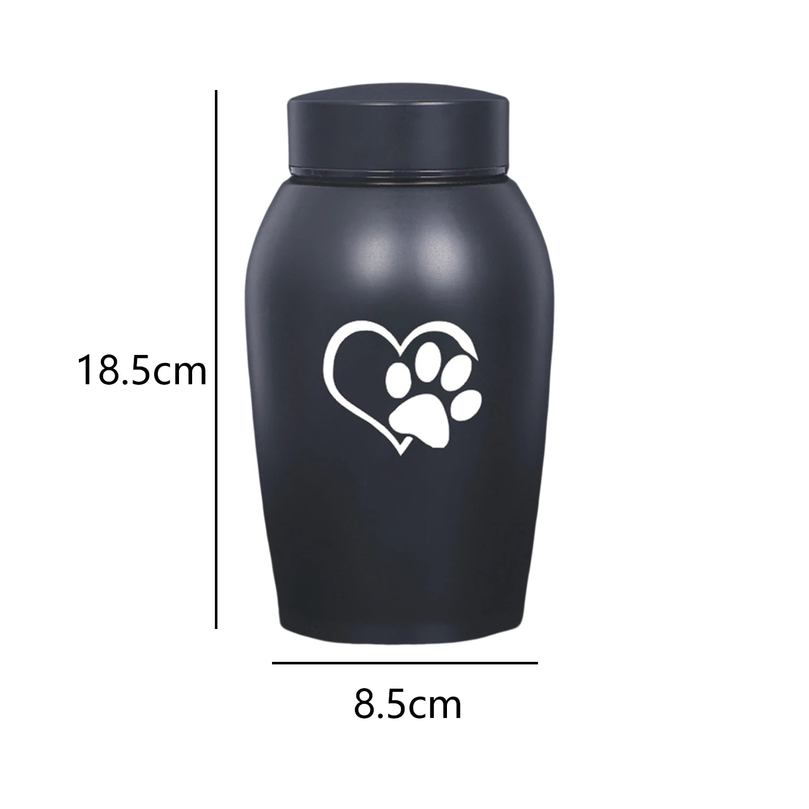 500ML Pet Cremation Memorial Urn Retain Memories Burial Keepsake for Funeral Box Pet Cremation Urn Kittens Puppy Keepsake