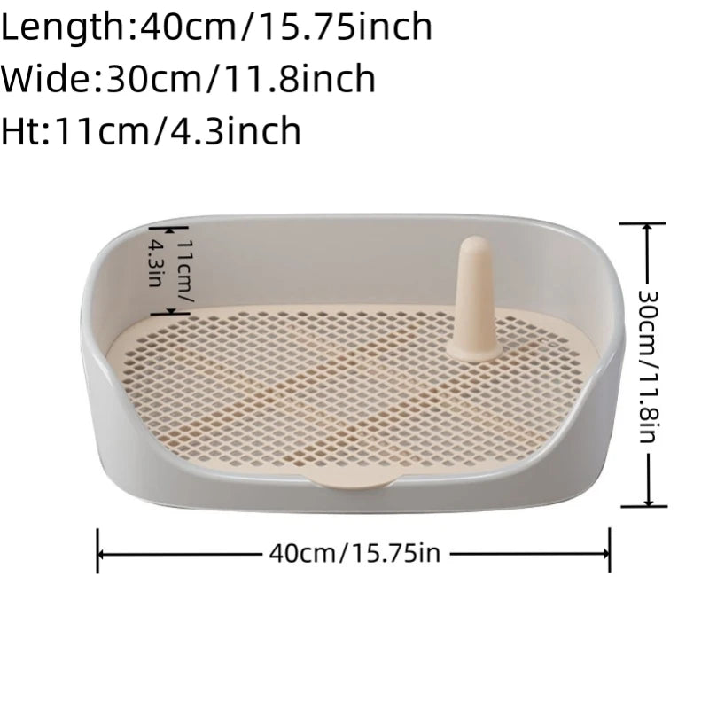 Pet Toilet for Small Dogs Cats Portable Dog Training Toilet Puppy Pad Holder Tray Pet Supplies Indoor Dog Potty Rabbit Toilets