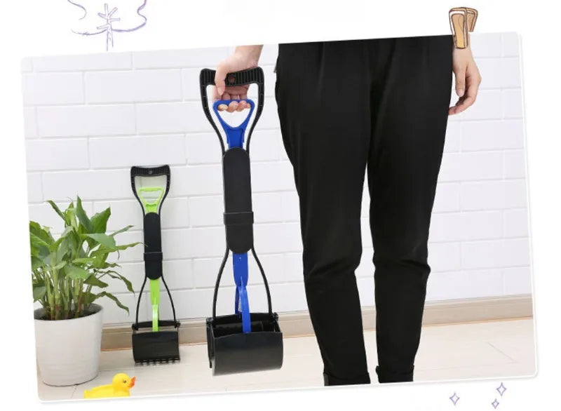 New Dog Poop Picker Extra Long Handle Large Collapsible Scooper Outdoor Dog Walking Cleaning Tool Feces Collector Pet Products
