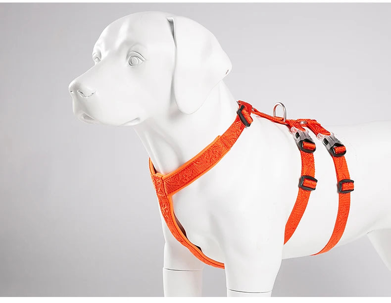 Winhyepet Dog Harness Pet Strap Adjustable Vest Triple Anti-escape Traveling Walking Pet Accessories For Small Meduim Large Dogs