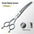 Fenice 7.0 Inch VG10 Steel 3D Gradient Traceless Teeth Pet Curved/Straight Chunker Scissors Bearing Screws Pet Grooming Shears