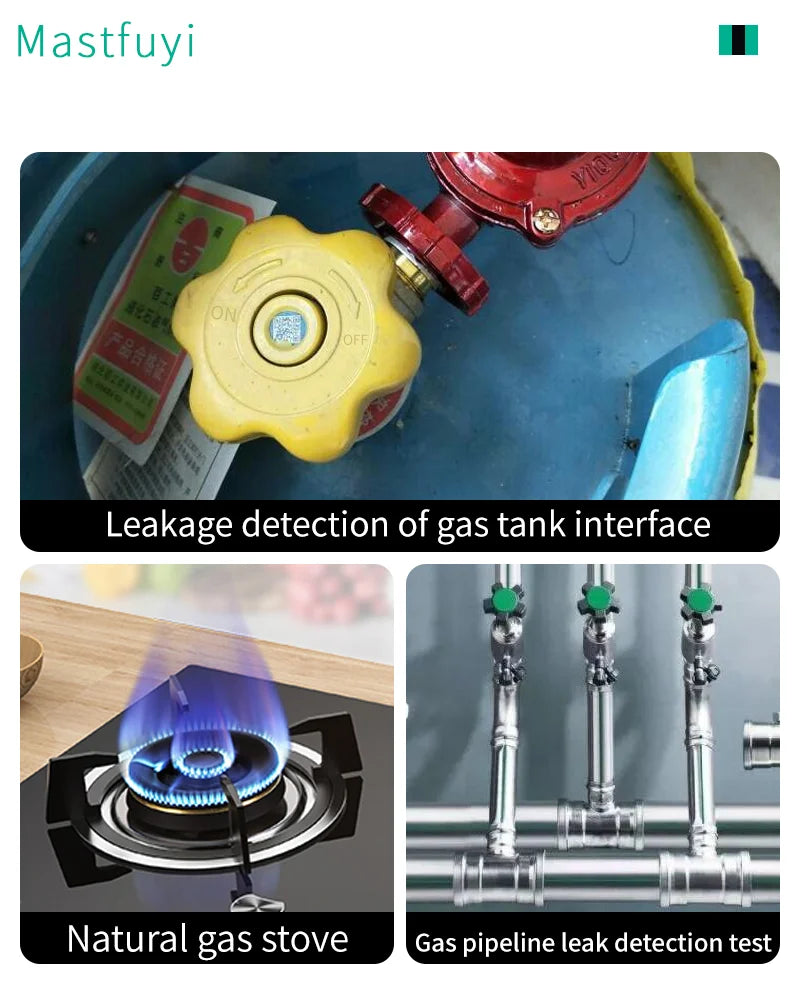New Portable Gas Leak Detector Natural Gas Detector Combustible Gas Detector With Audible And Visual Alarm Gas Sniffer Test