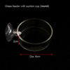 Glass Aquarium Feeder Tube Dish Transparent Fish Tank Shrimp Snail Food Feeder Bowl Aquarium Feeding Accessories Shrimp Feeders