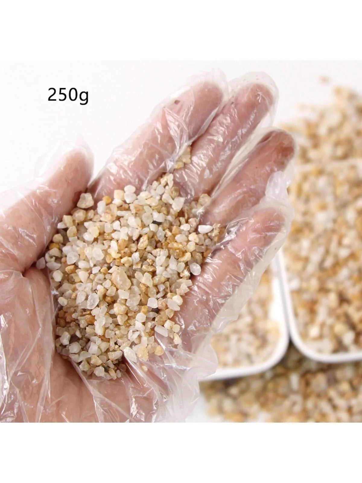 1pc-250g Natural Crystals Gravel Stone Micro Landscape Garden Aquarium Decor Fish Tank Bottom Sand Potted Plants DIY Accessories