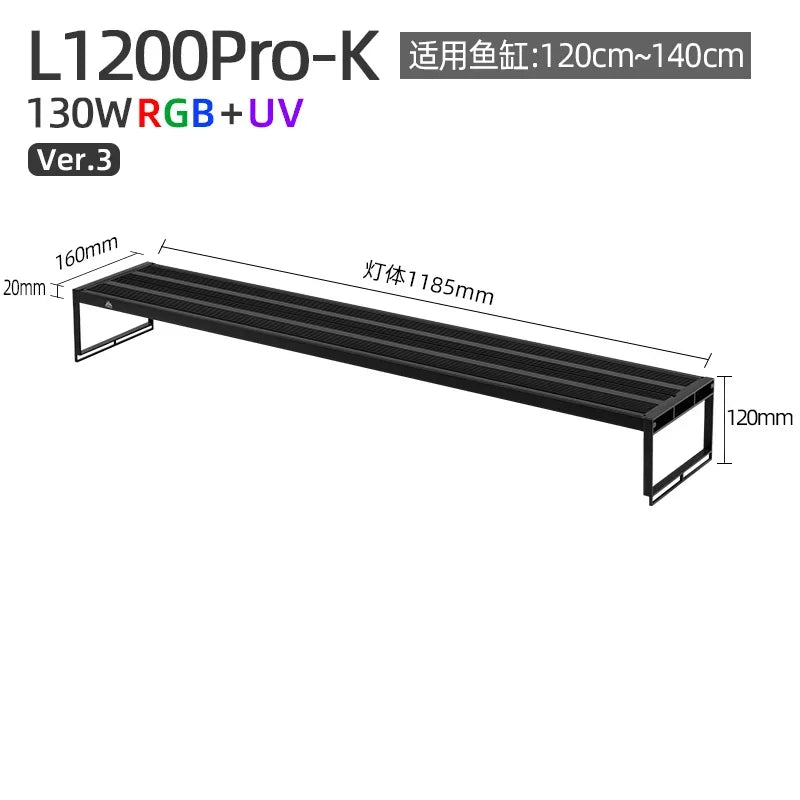 WEEK AQUA L Series APP Control Dimmer & Timer RRB+UVA Aquarium Lighting Planted Led Light