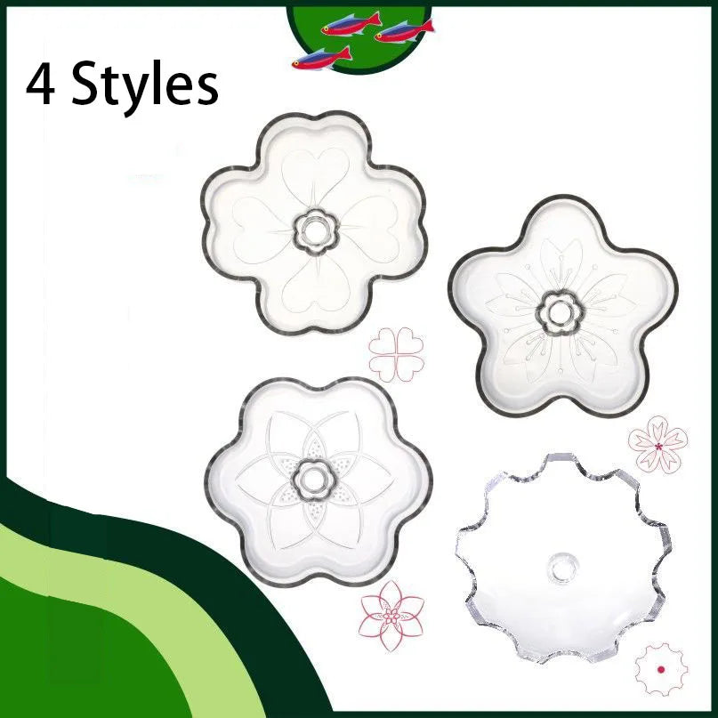 Aquarium Feeding Tray Clear Fish Shrimp Food Feeder Tube Dish Shrimp Bowl Feeding Ring Fish Tank Decoration Accessories