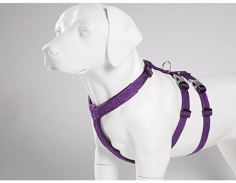 Winhyepet Dog Harness Pet Strap Adjustable Vest Triple Anti-escape Traveling Walking Pet Accessories For Small Meduim Large Dogs