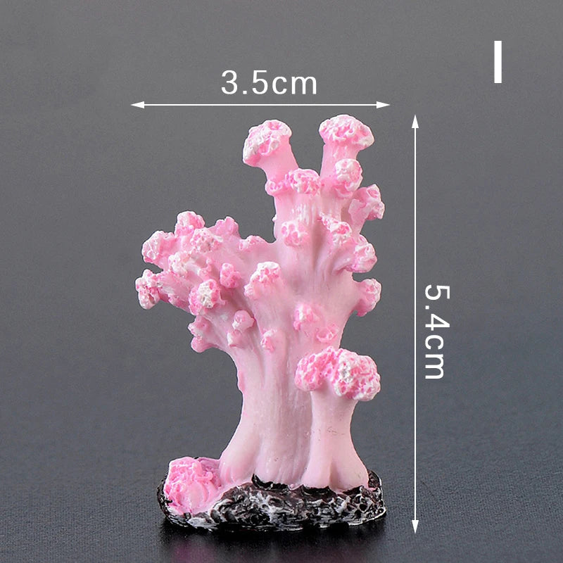 Artificial Coral Fish Tank Decoration Emulates Starfish Resin Reef Landscape Aquarium Decoration Craft Tabletop Decoration
