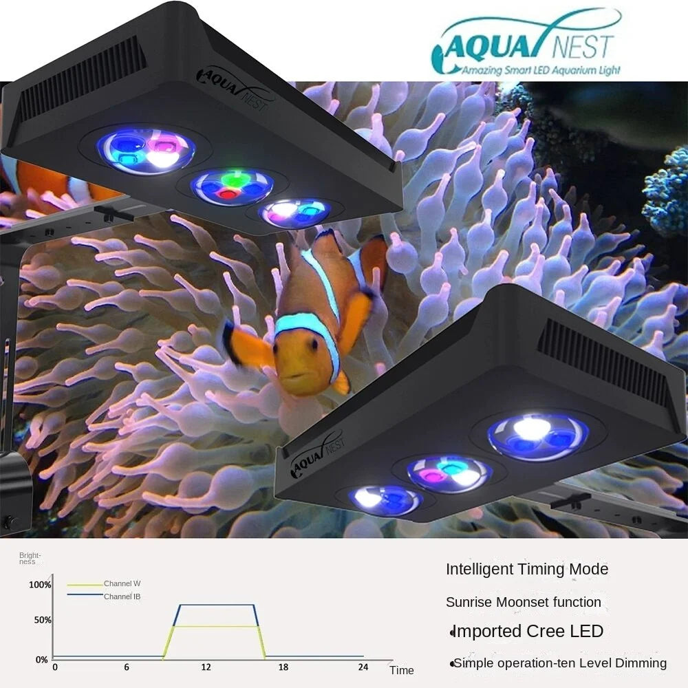Spectra Nano 029 Aquarium Light 30W Saltwater Lighting with Touch Control for Coral Reef Fish Tank