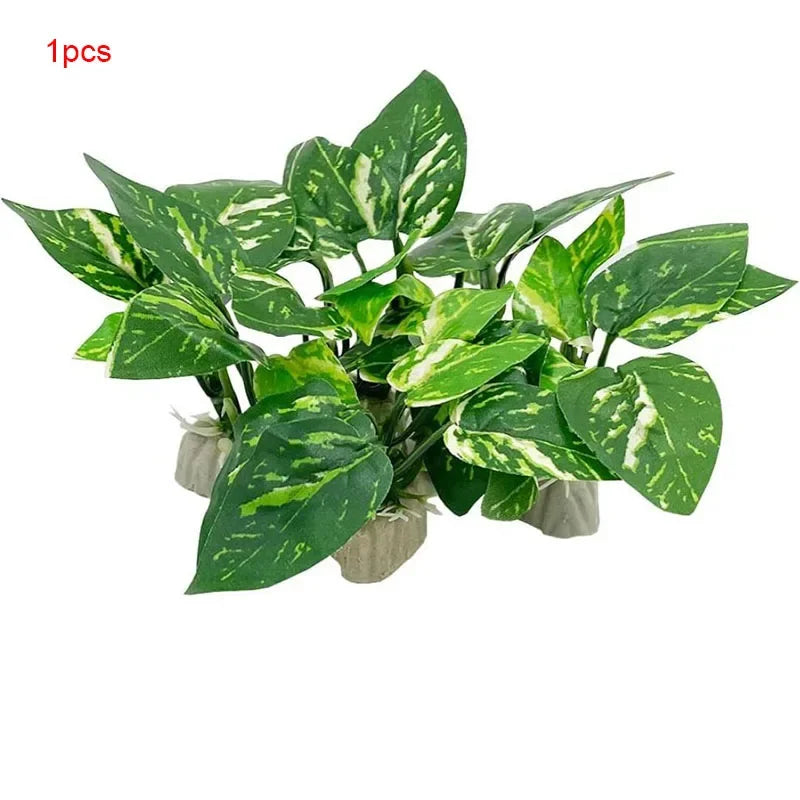 Small Underwater Grass Aquarium Fish Tank Simulation Decoration Aquarium Backgrounds Plants Water Grass Accessories Home