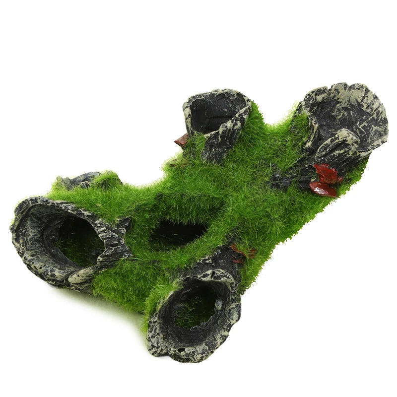 Resin Breeding Hiding Cave Simulation Shrimp Cave House Decorative Props Tree House Shelter Crafts Arts for Aquarium Landscaping
